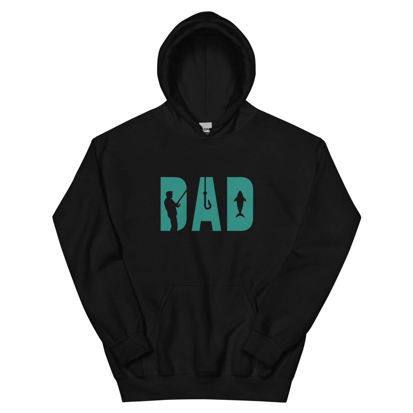 Dad Fisher Hoodie black