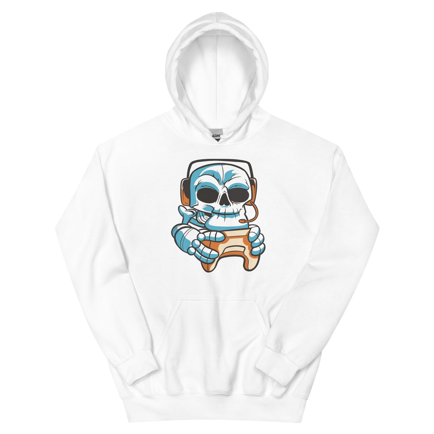Death Mode Hoodie white