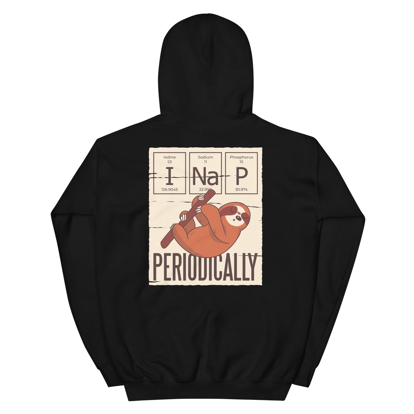 I Nap Periodically Hoodie! black