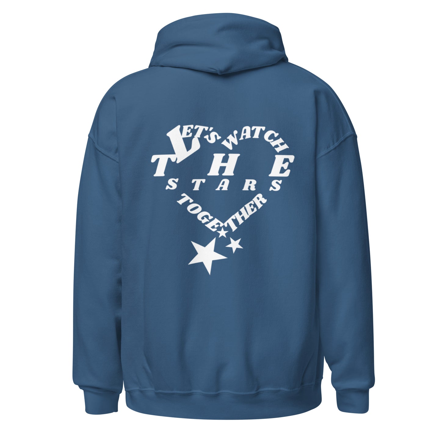 Indigo blue Let_s_Watch_The_Stars_Together_Hoodie