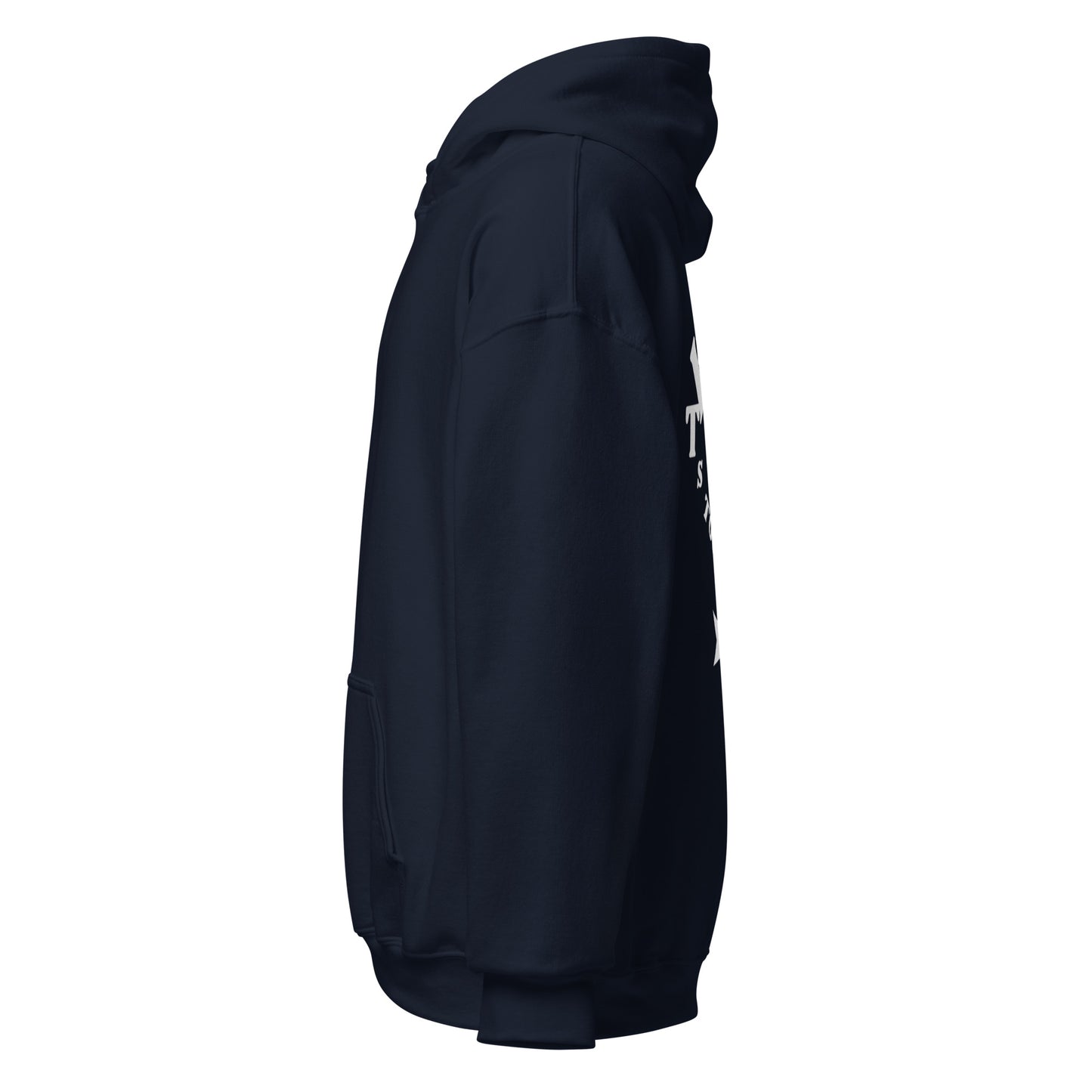 Let_s_Watch_The_Stars_Together_Hoodie Left side NAVY