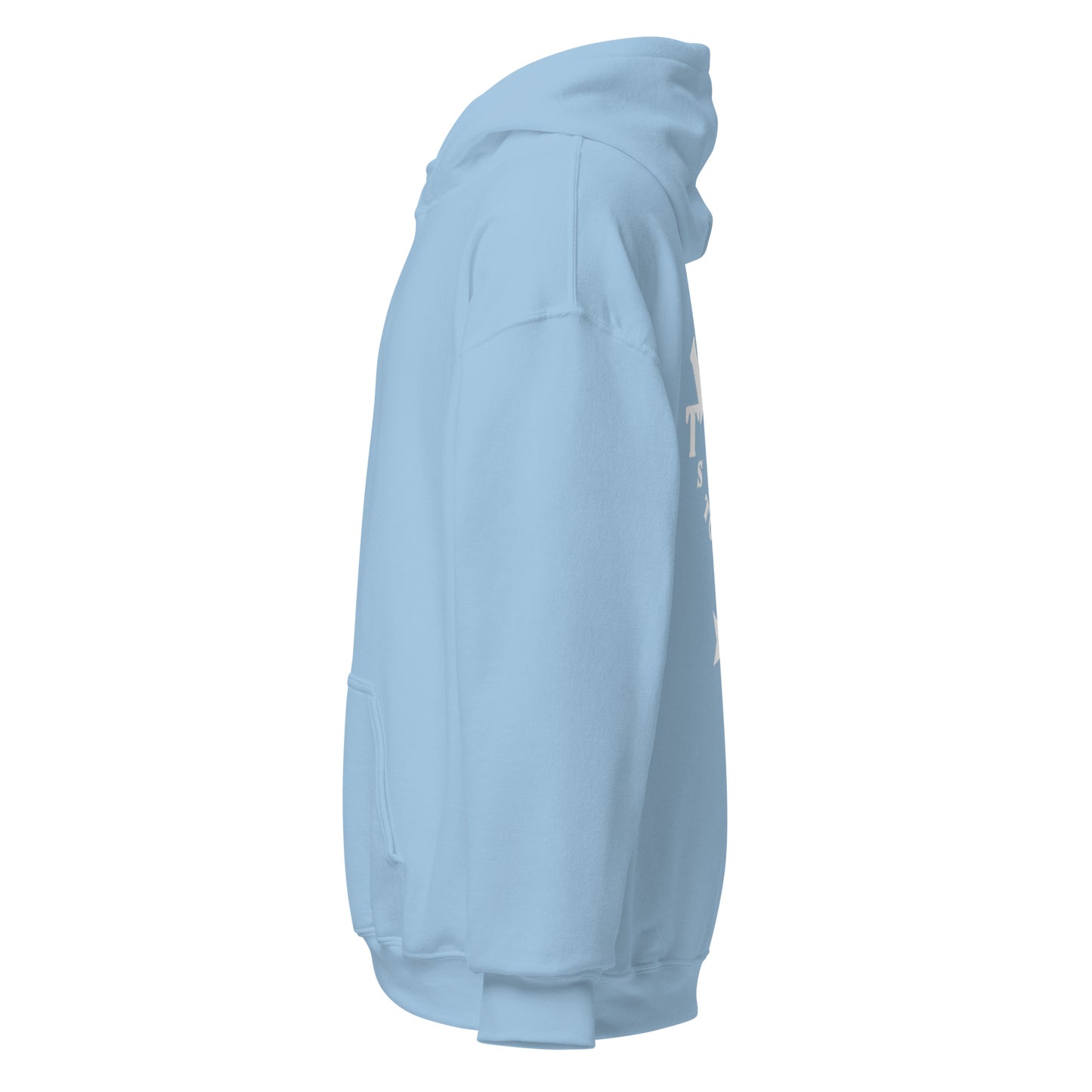 Left side Blue colour of the Let's Watch The Stars Together Hoodie