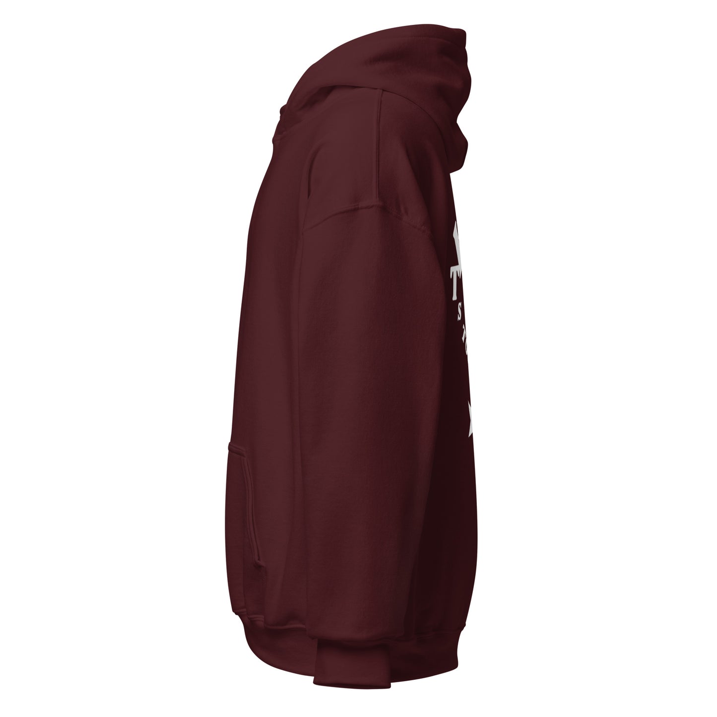 Maroon left side