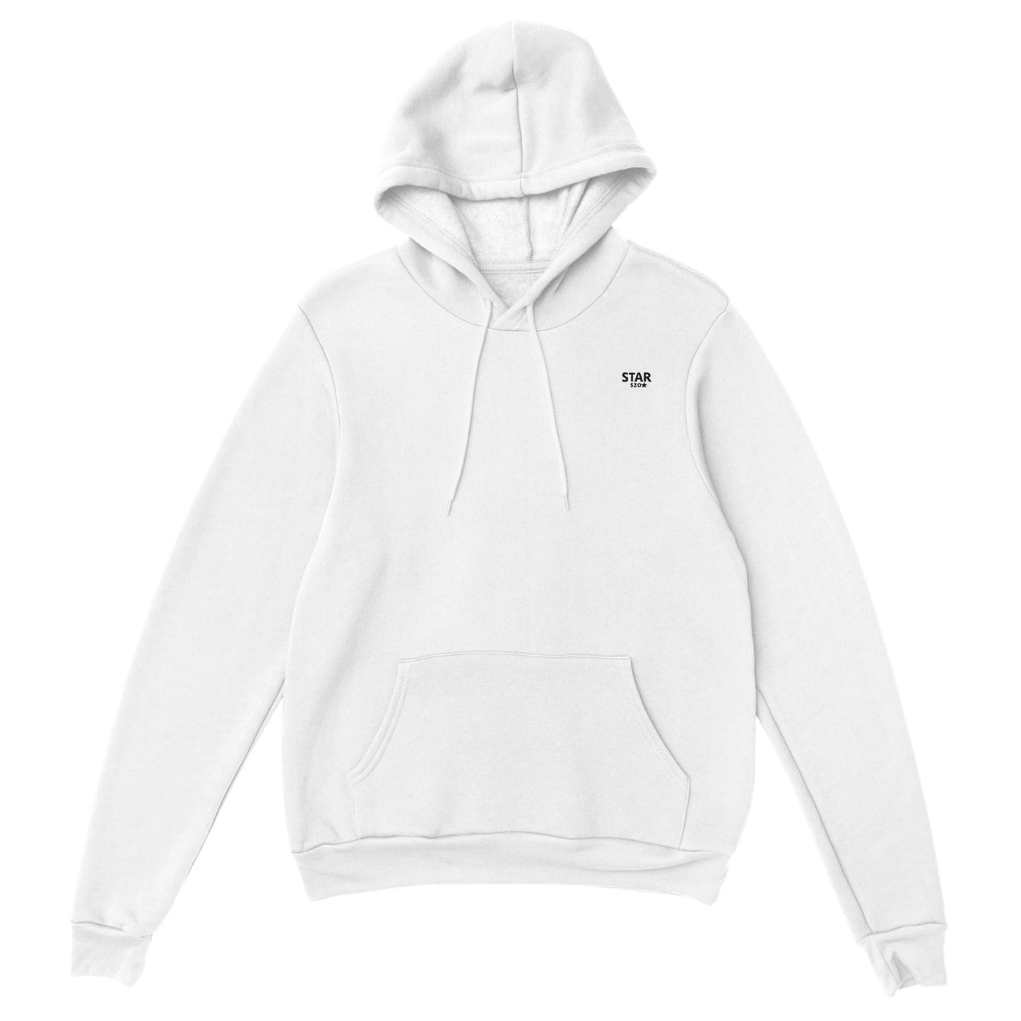 Men's Embroidery Starszo Hoodie white