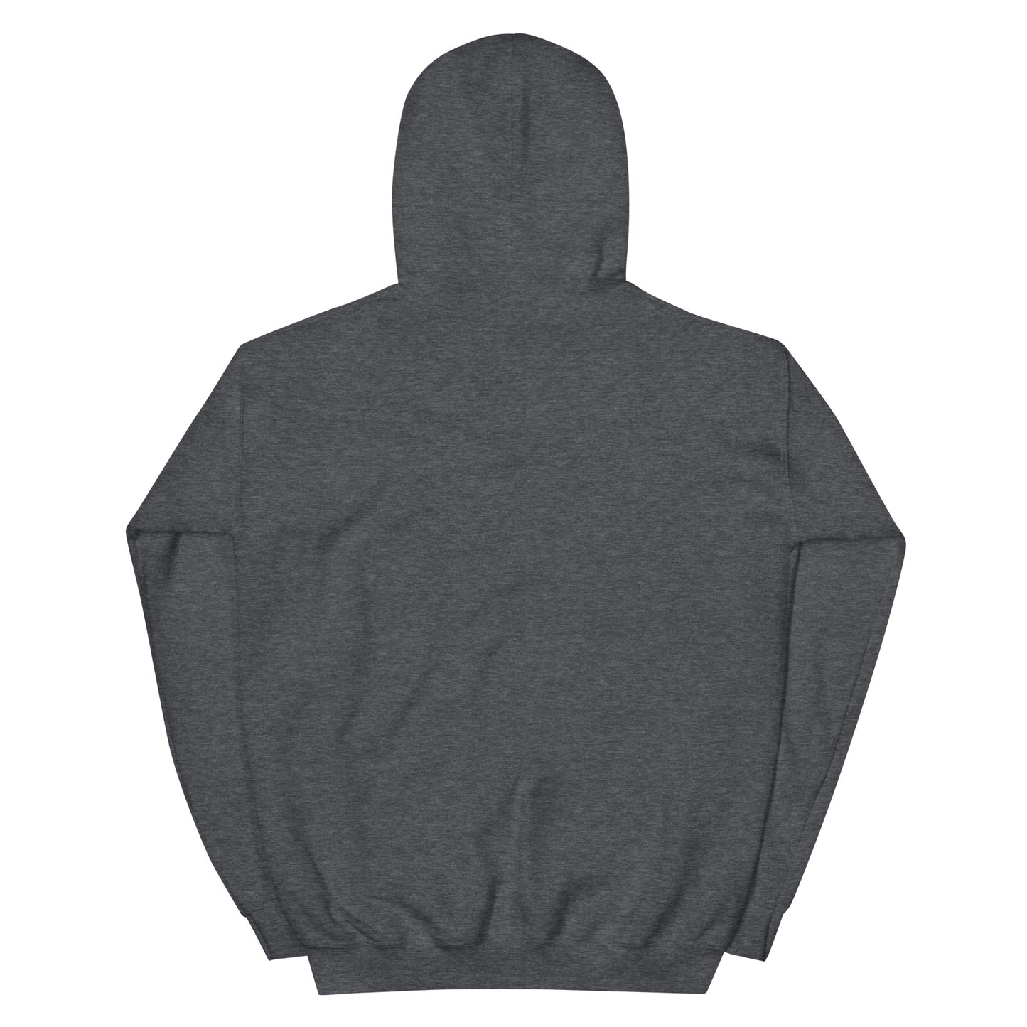 Minimalist Anchor Hoodie dark heater back