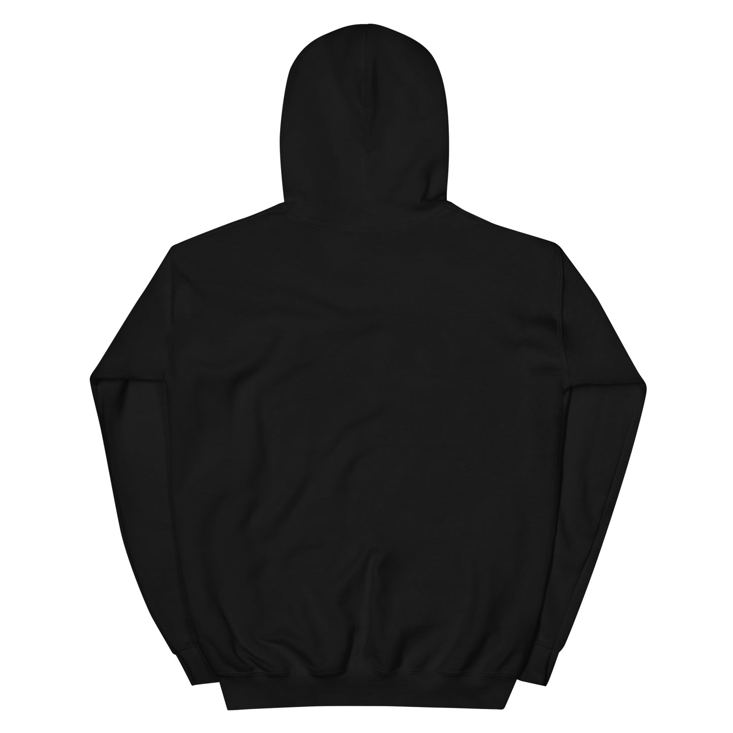 Minimalist Bear Hoodie Black back