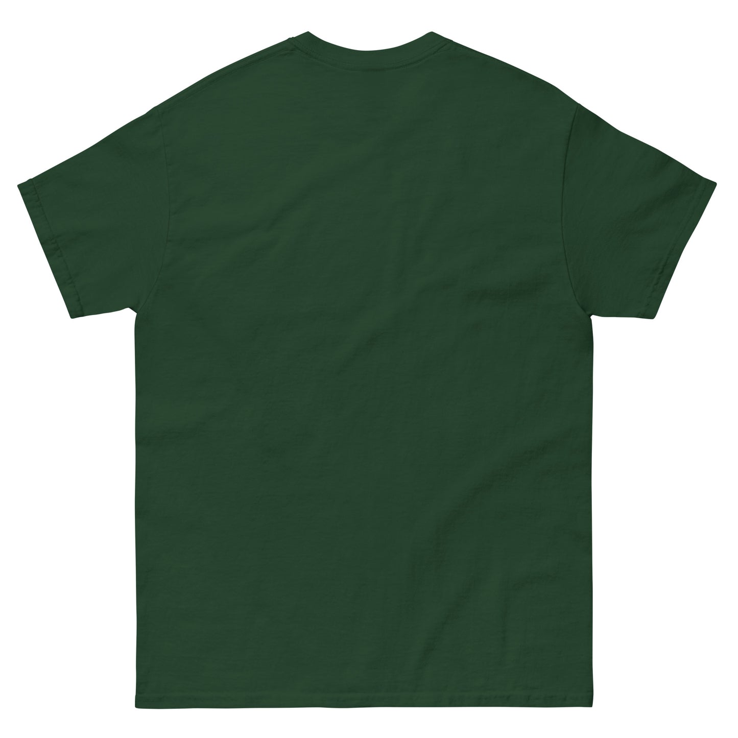 Minimalist Palm Tree T-Shirt forrest green back