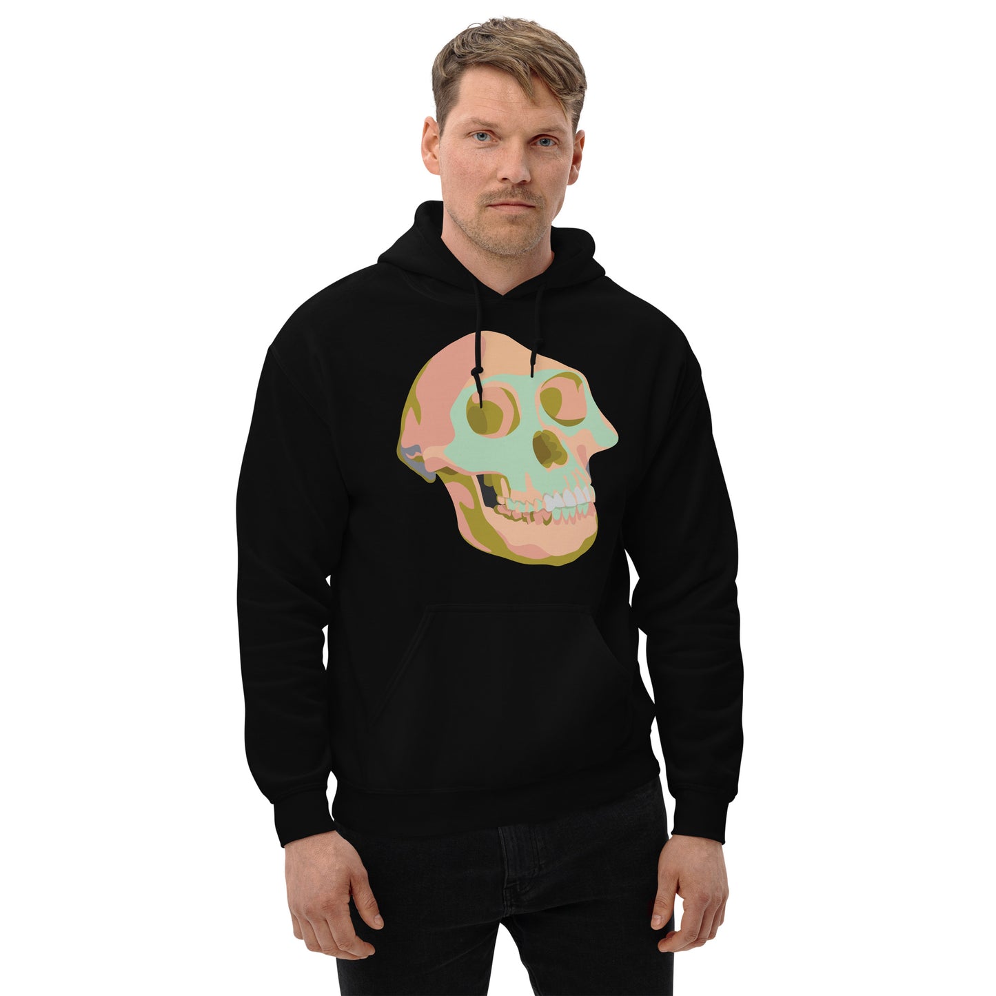 Skull Hoodie black