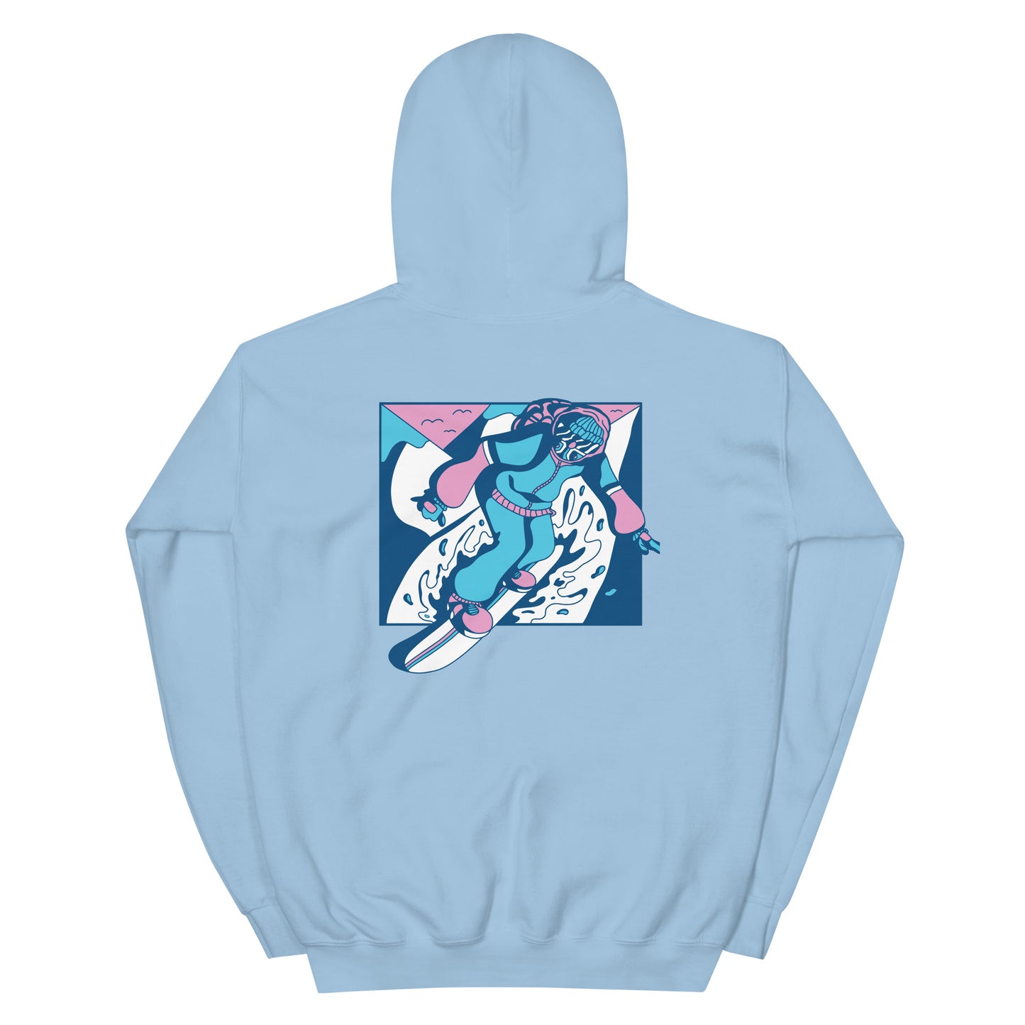 Snow Rush Hoodie Light blue