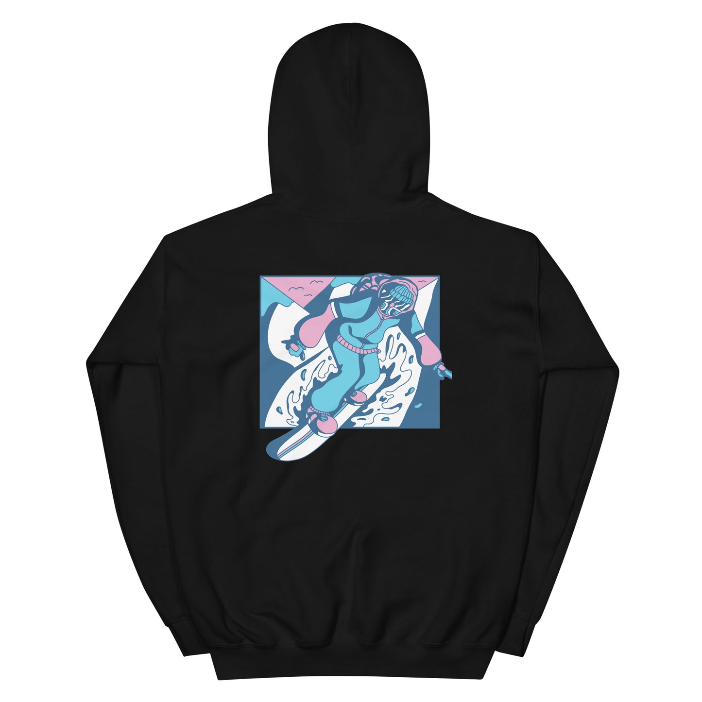 Snow Rush Hoodie black