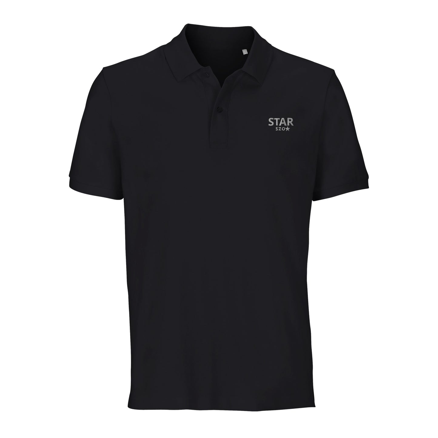 Starszo Embroidery Polo black