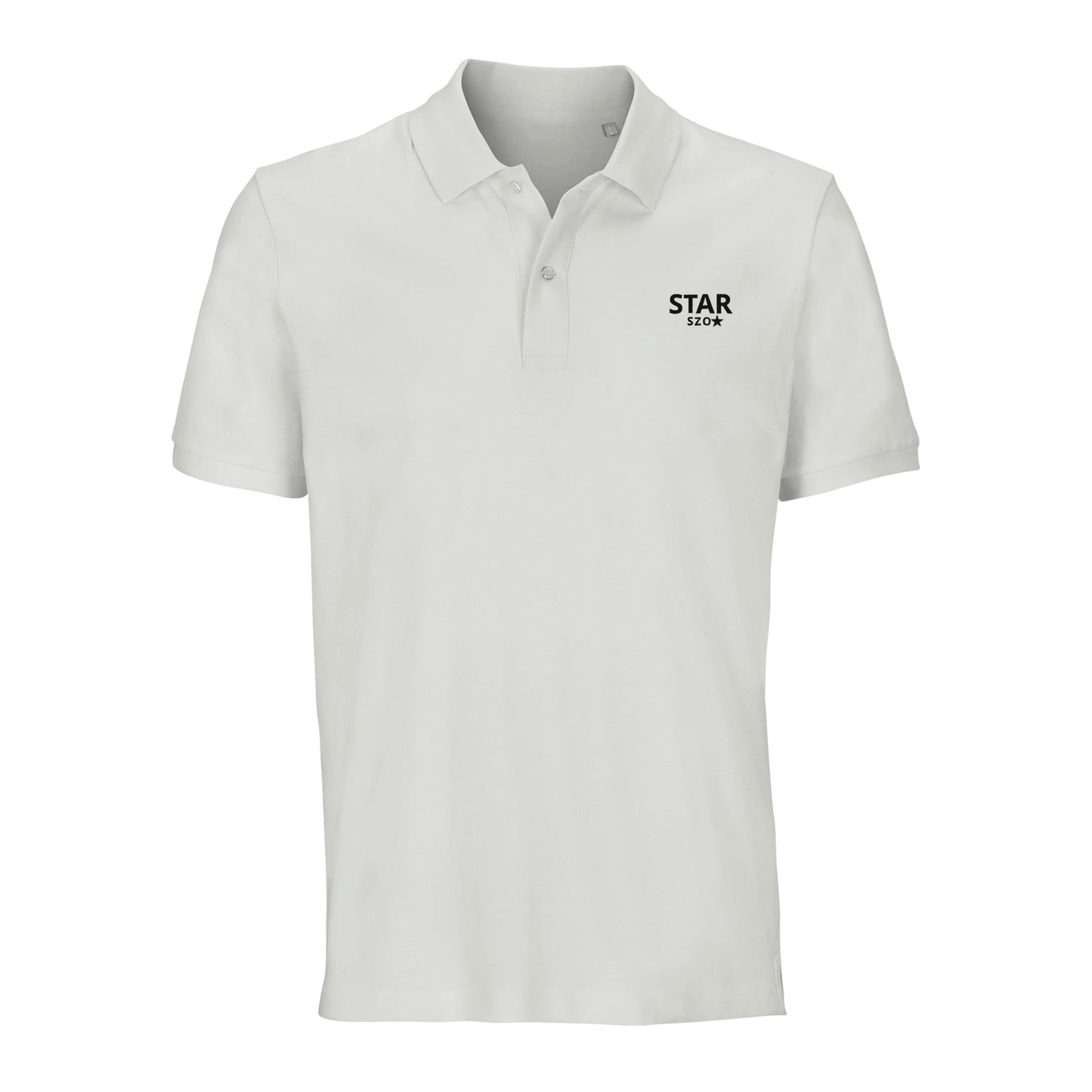 Starszo Embroidery Polo white