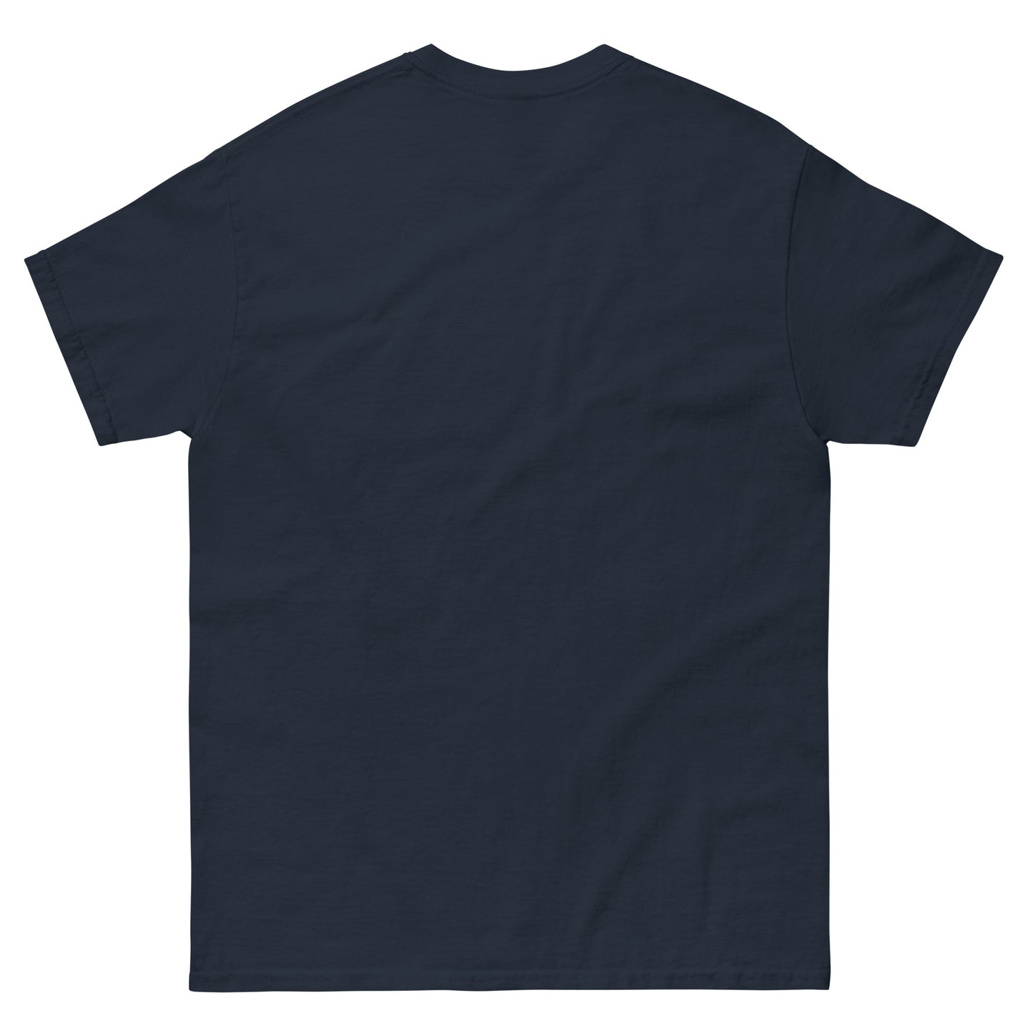 Starszo Lettters Basic T-Shirt Navy back