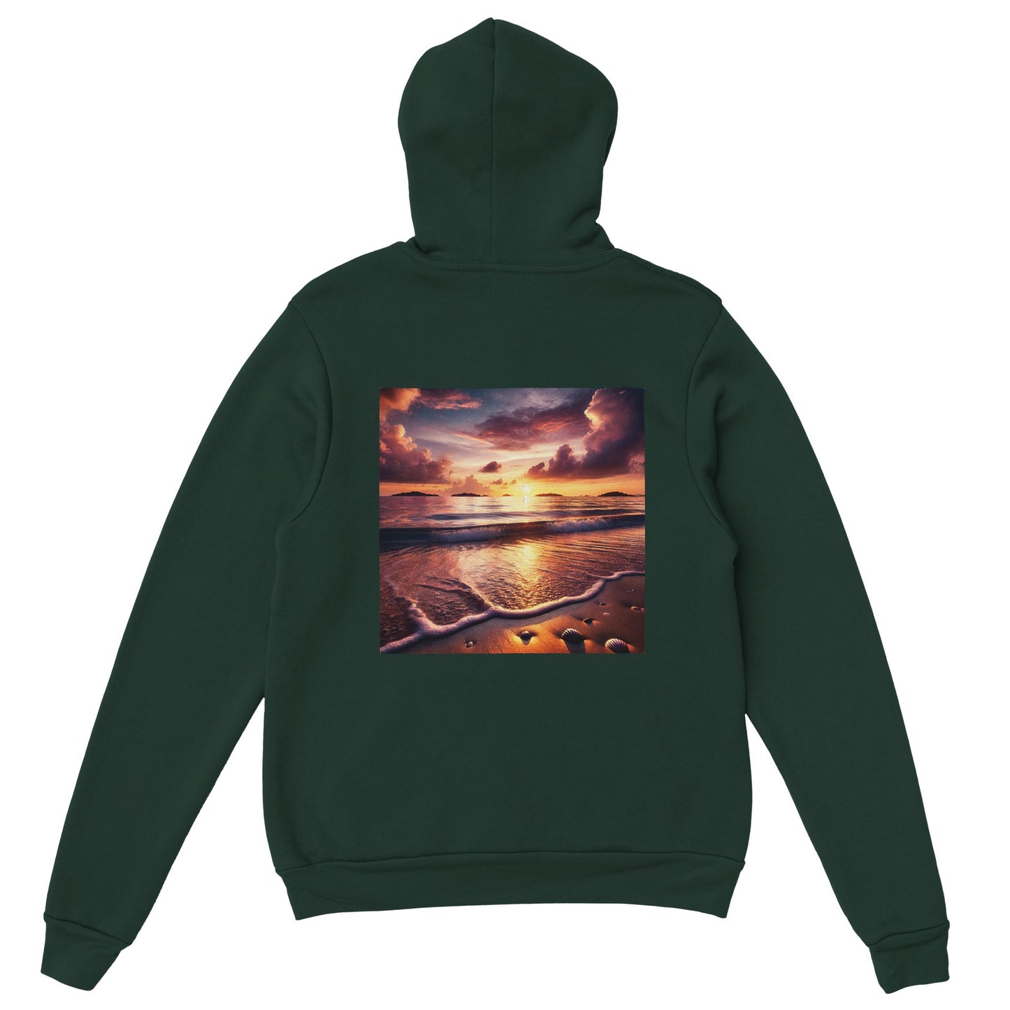 Sunset hoodie forrest green