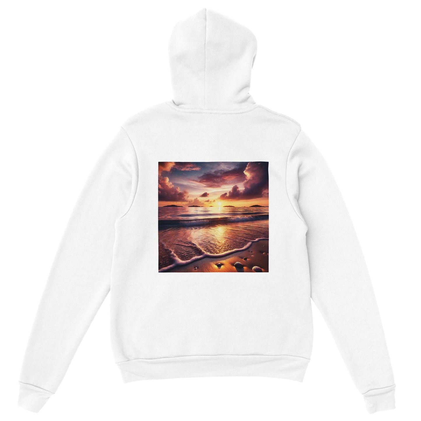 Sunset hoodie white