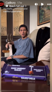 mustafa rehman acting cadbury pakistan