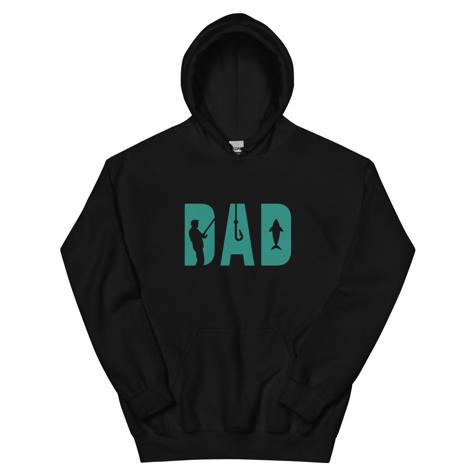 Dad Fisher Hoodie black