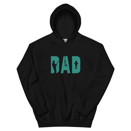 Dad Fisher Hoodie black