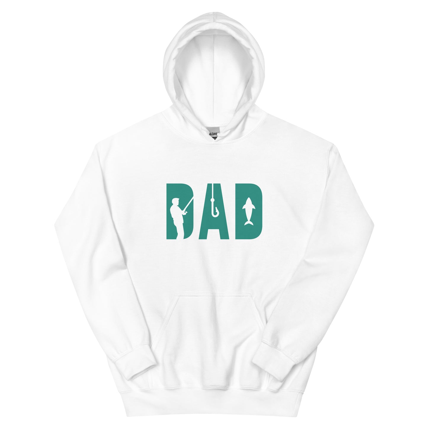 Dad Fisher Hoodie white