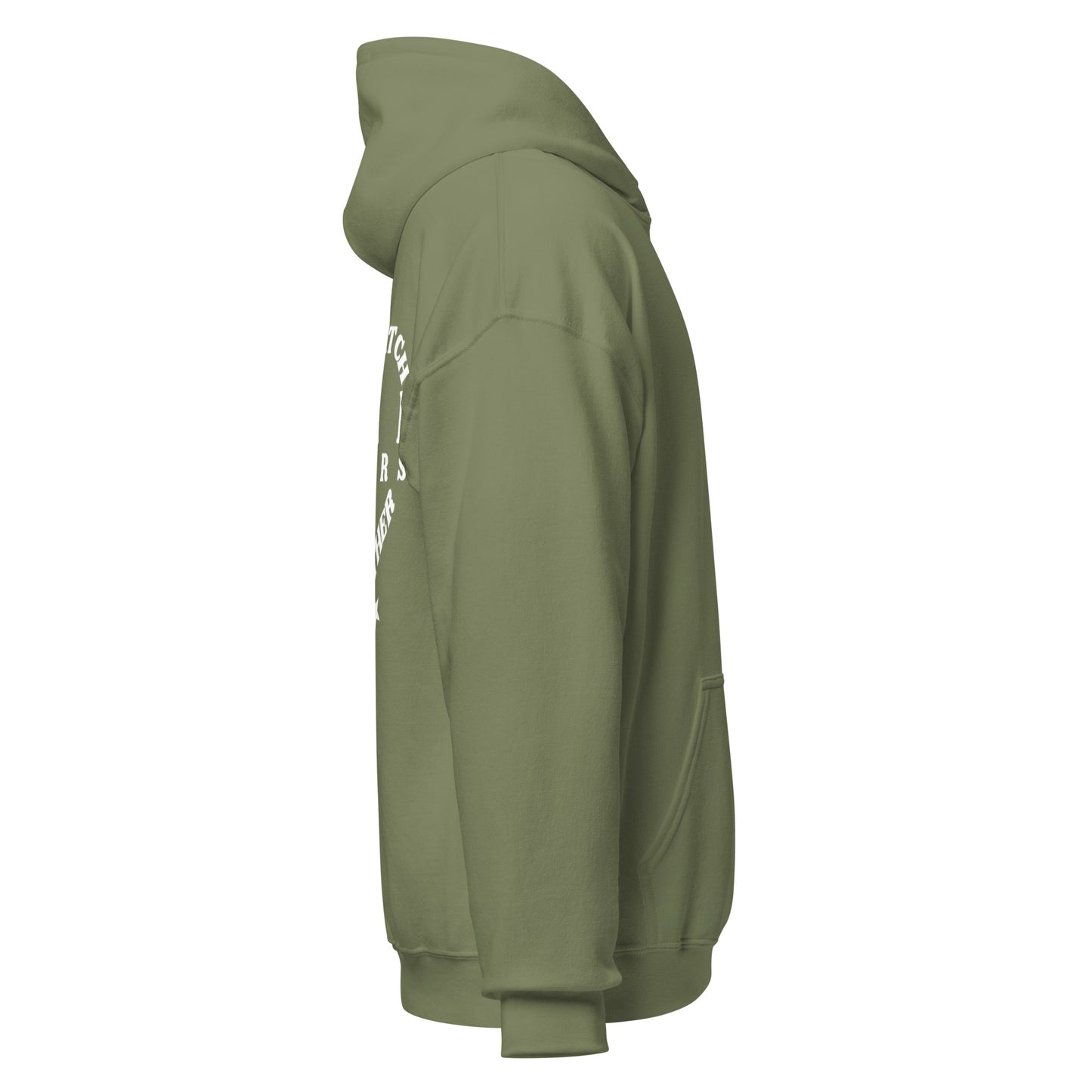 Let's Watch The Stars Together Hoodie militaire green right 