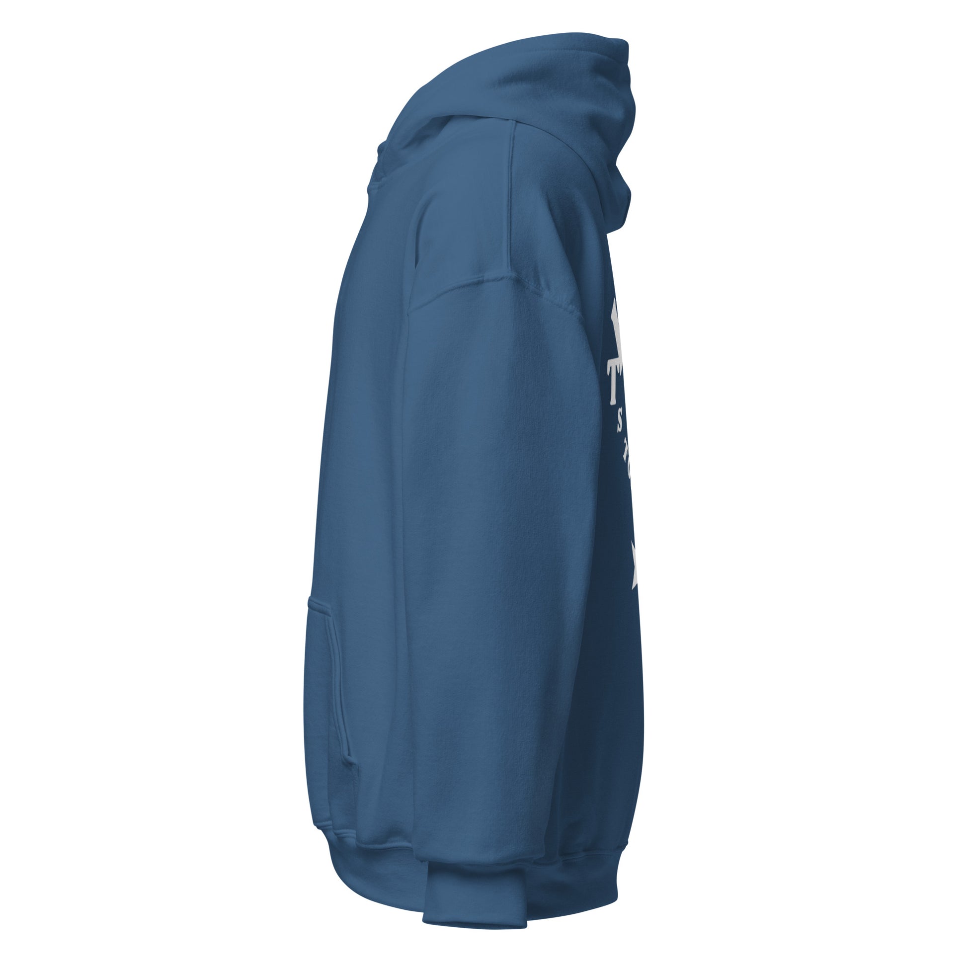 Let_s_Watch_The_Stars_Together_Hoodie Left Side Indigo Blue