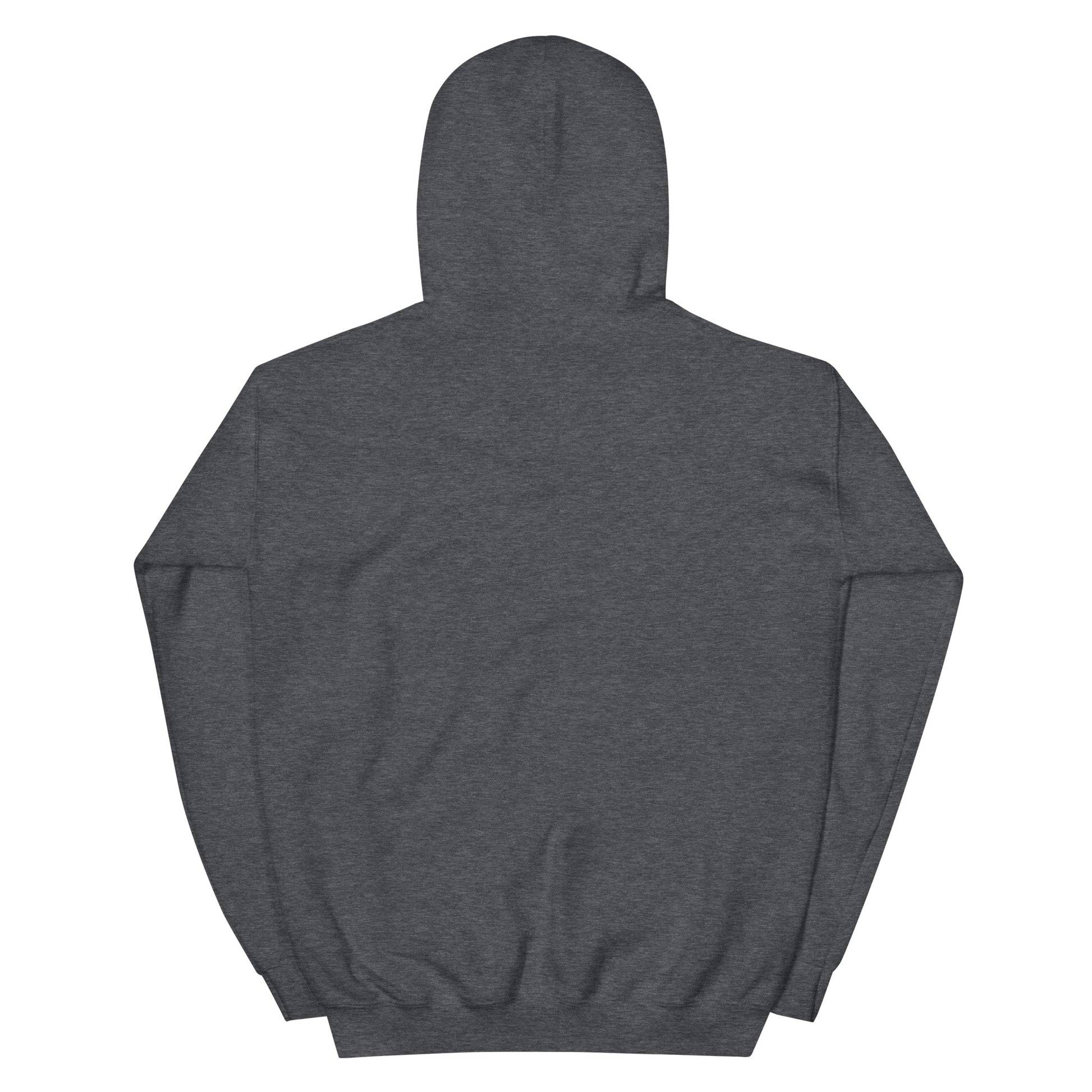 Minimalist Anchor Hoodie dark heater back