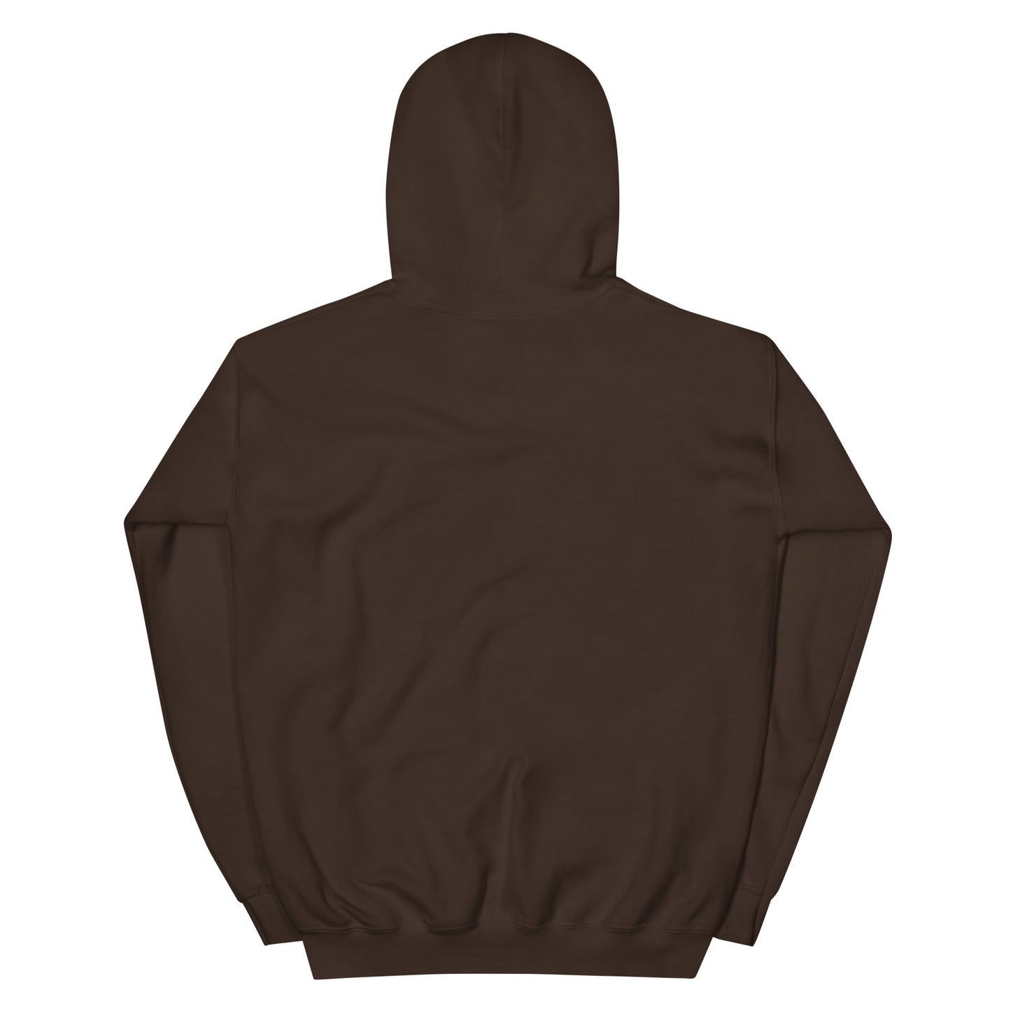 Minimalist Dolphin Hoodie dark chocolate 