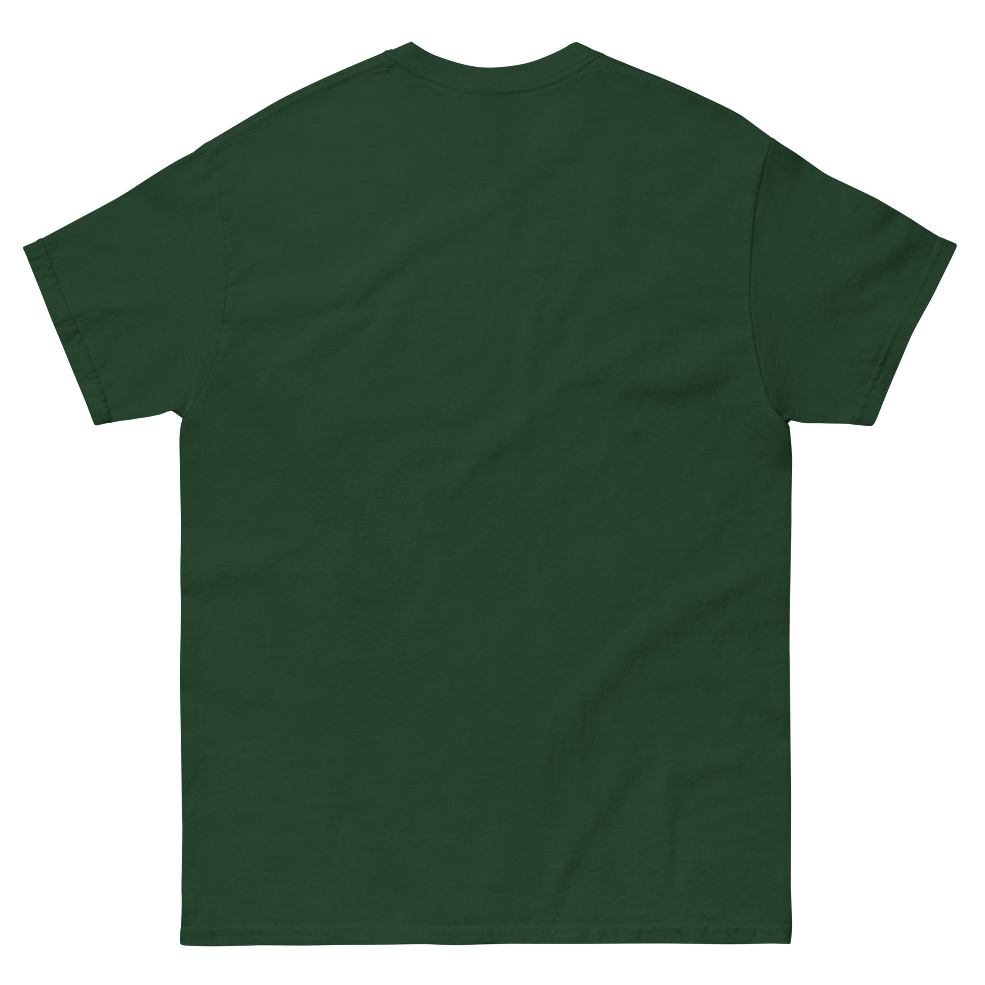 Minimalist Palm Tree T-Shirt forrest green back