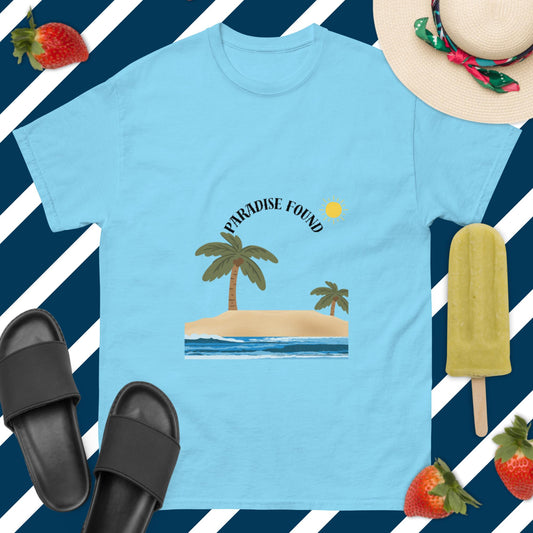 Paradise found T-Shirt light blue