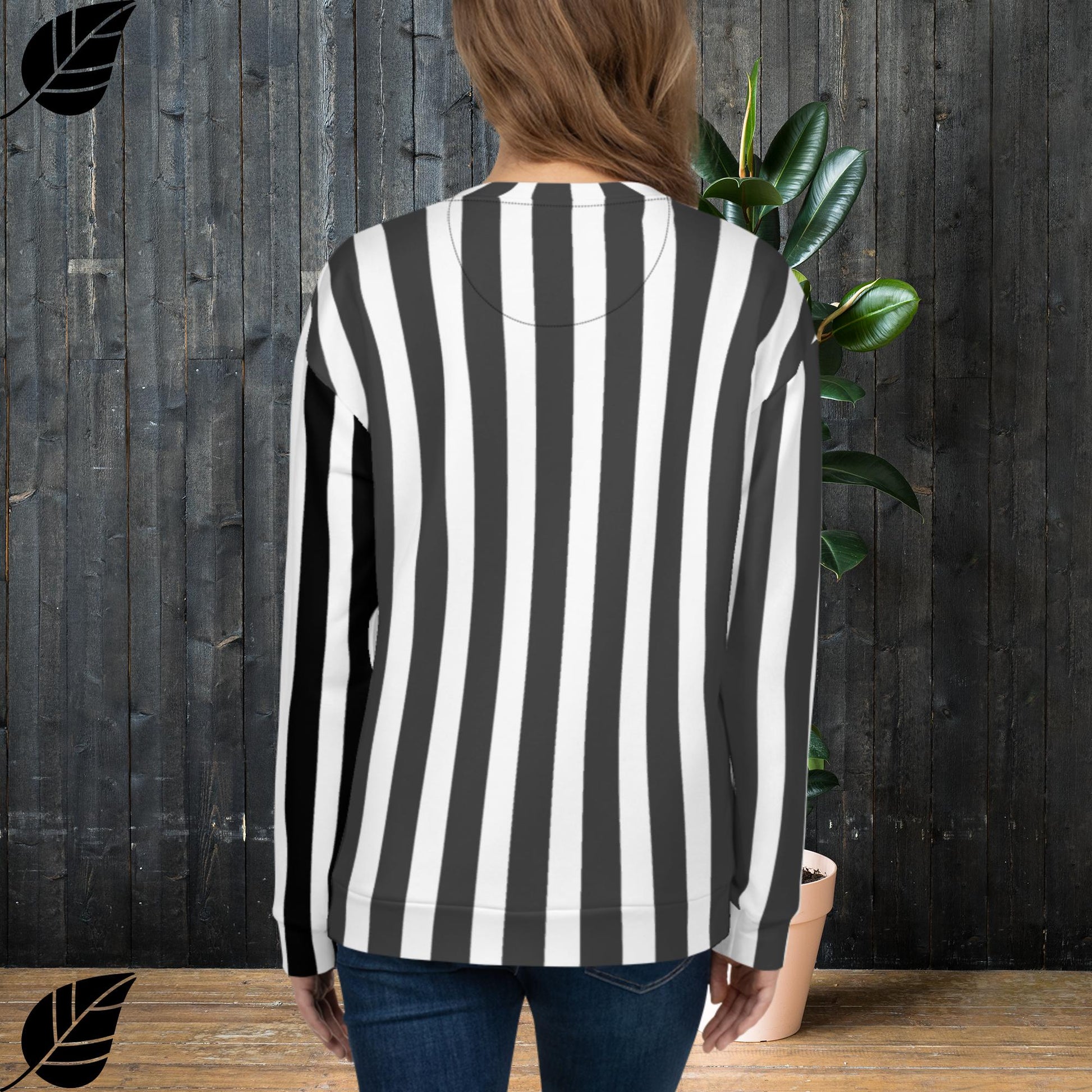 Recycled Zebra Sweatshirt back