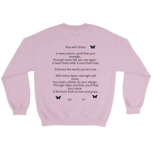 Rise with Grace sweater light pink