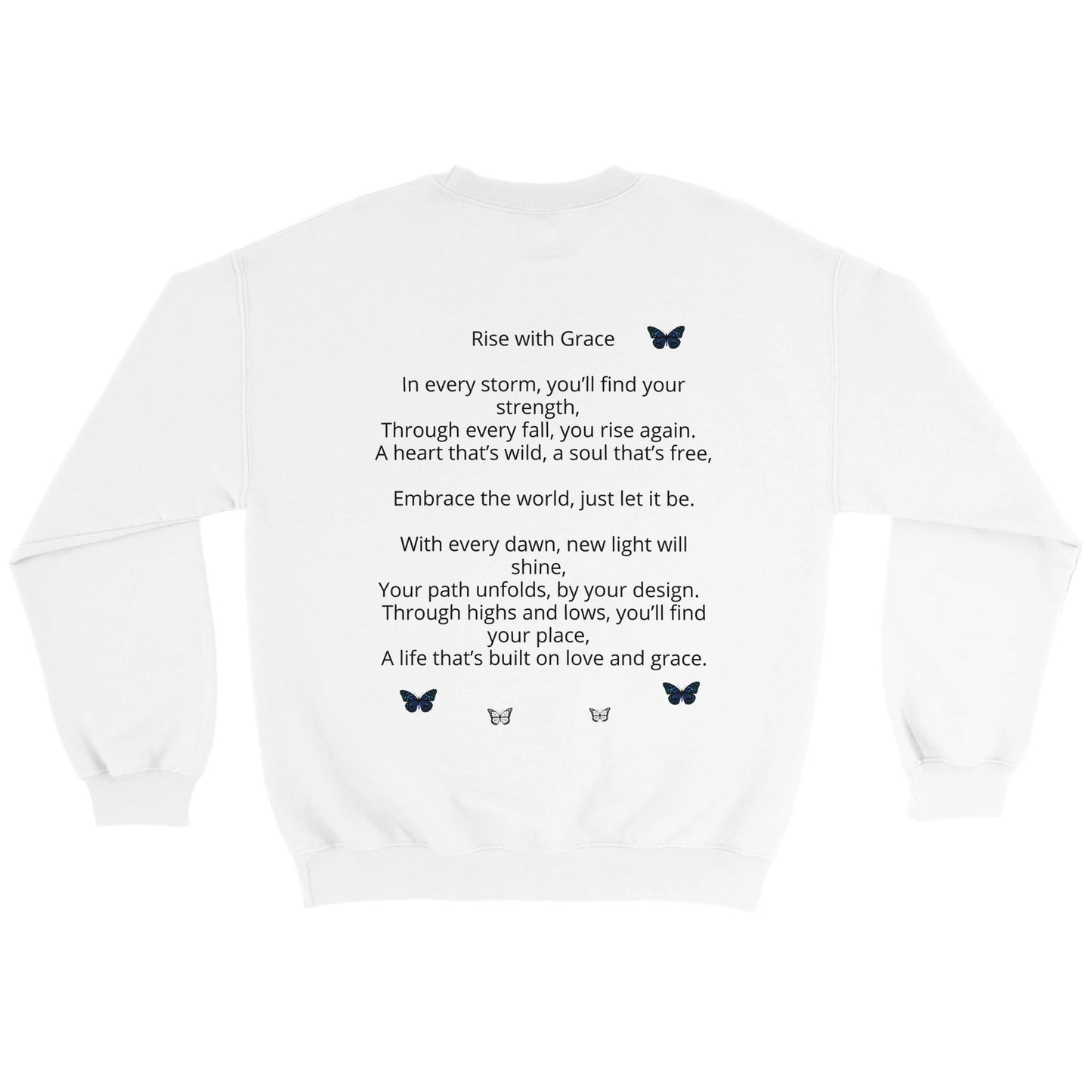 Rise with Grace sweater white