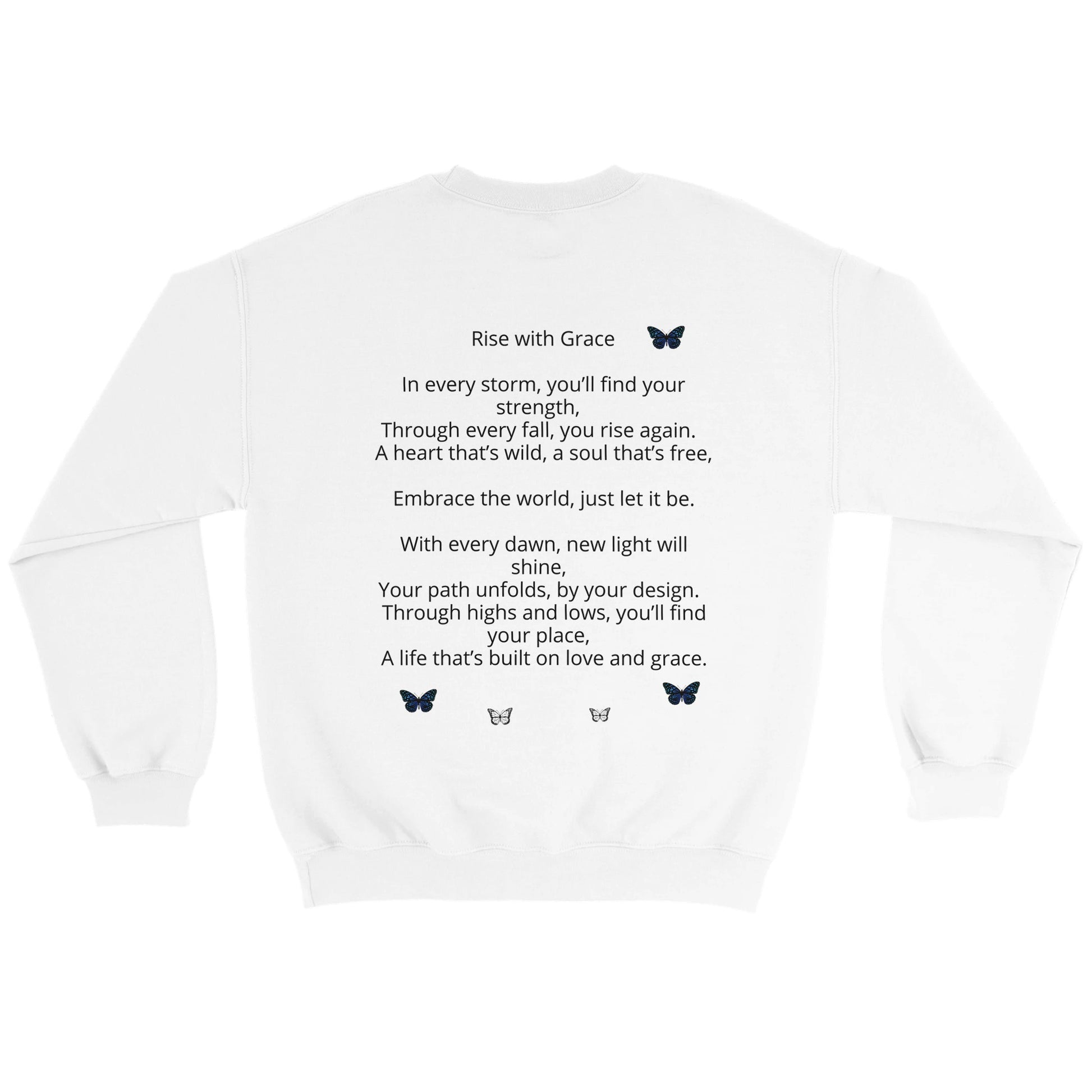Rise with Grace sweater white