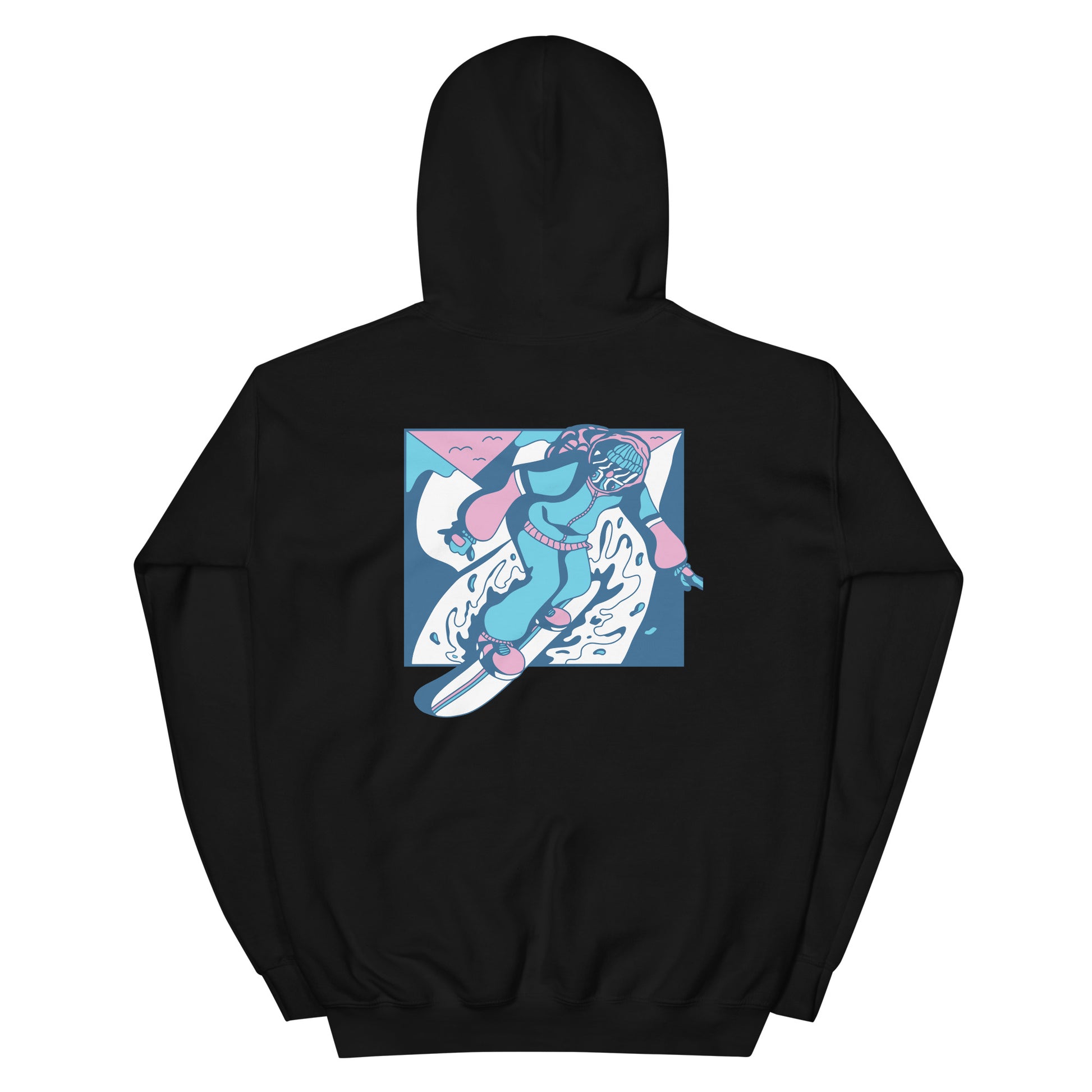 Snow Rush Hoodie black