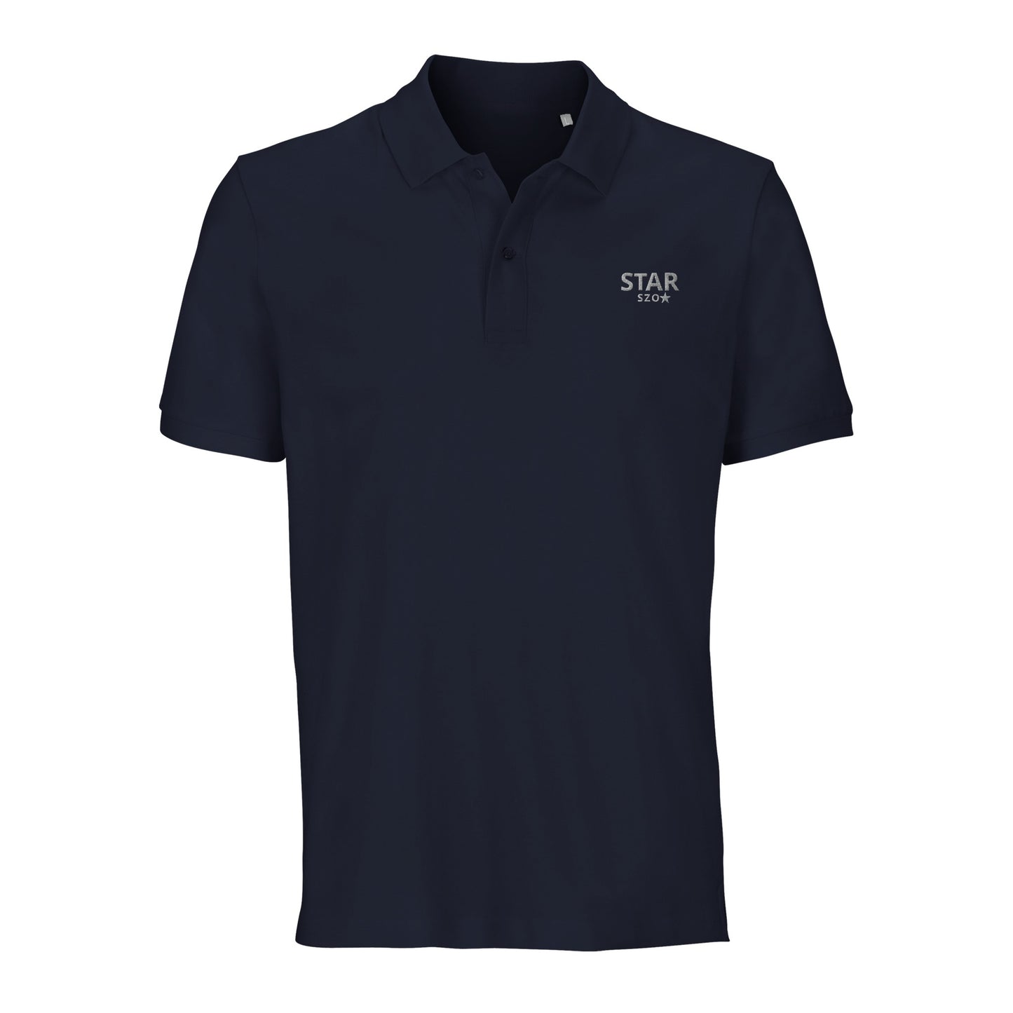 Starszo Embroidery Polo navy