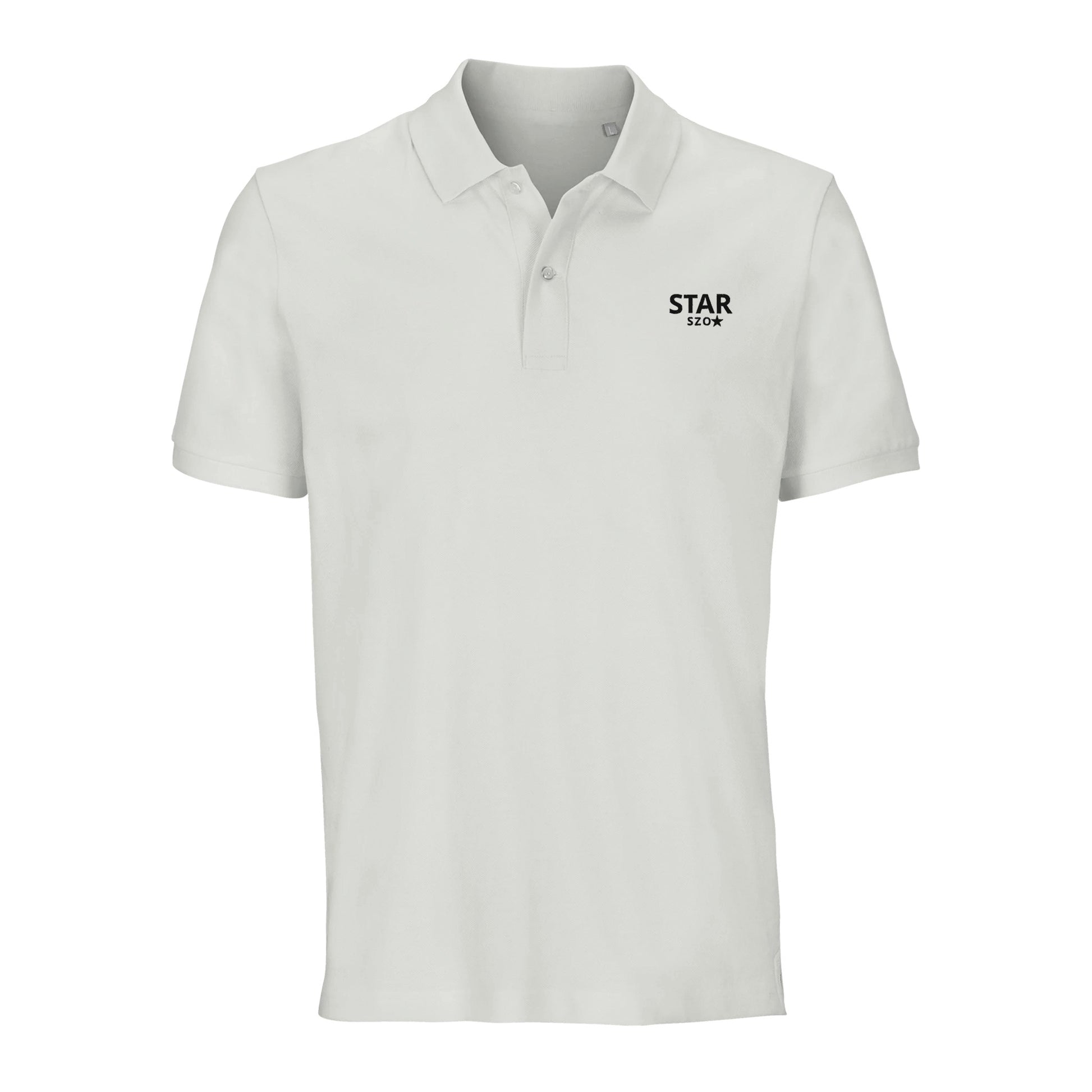 Starszo Embroidery Polo white