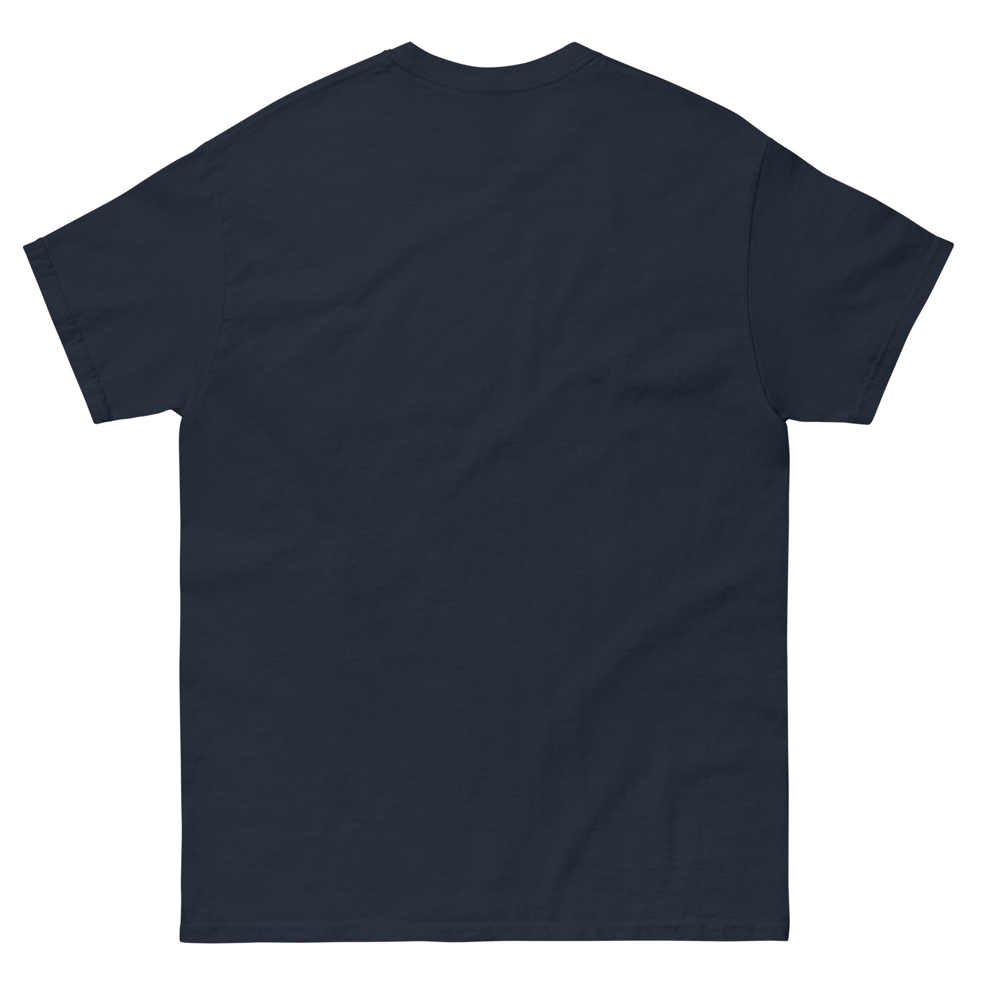Starszo Lettters Basic T-Shirt Navy back