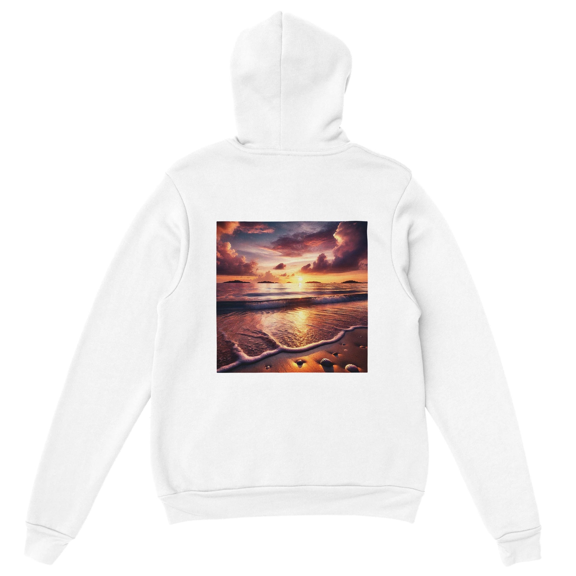 Sunset hoodie white