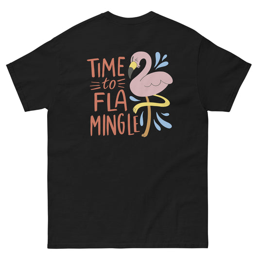 Time to flamingle T-Shirt black